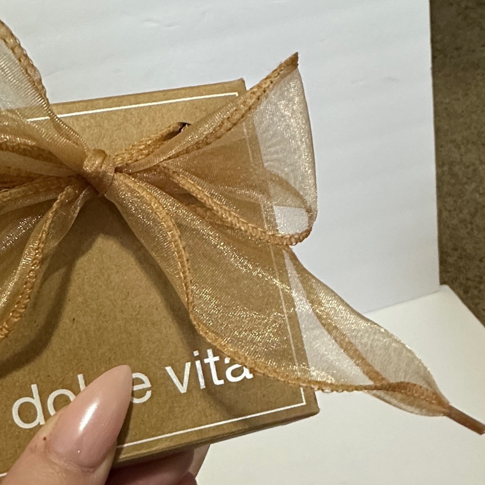 Dolce Vita Curly Organza Lace shoestrings NWT - Picture 3 of 5